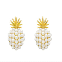 Load image into Gallery viewer, Pineapple Pearl Earrings
