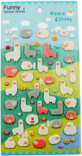 Load image into Gallery viewer, Funny Sticker World Alpaca and Sheep Stickers
